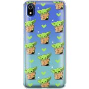 Прозрачный чехол Uprint Xiaomi Redmi 7A Pattern Baby Yoda