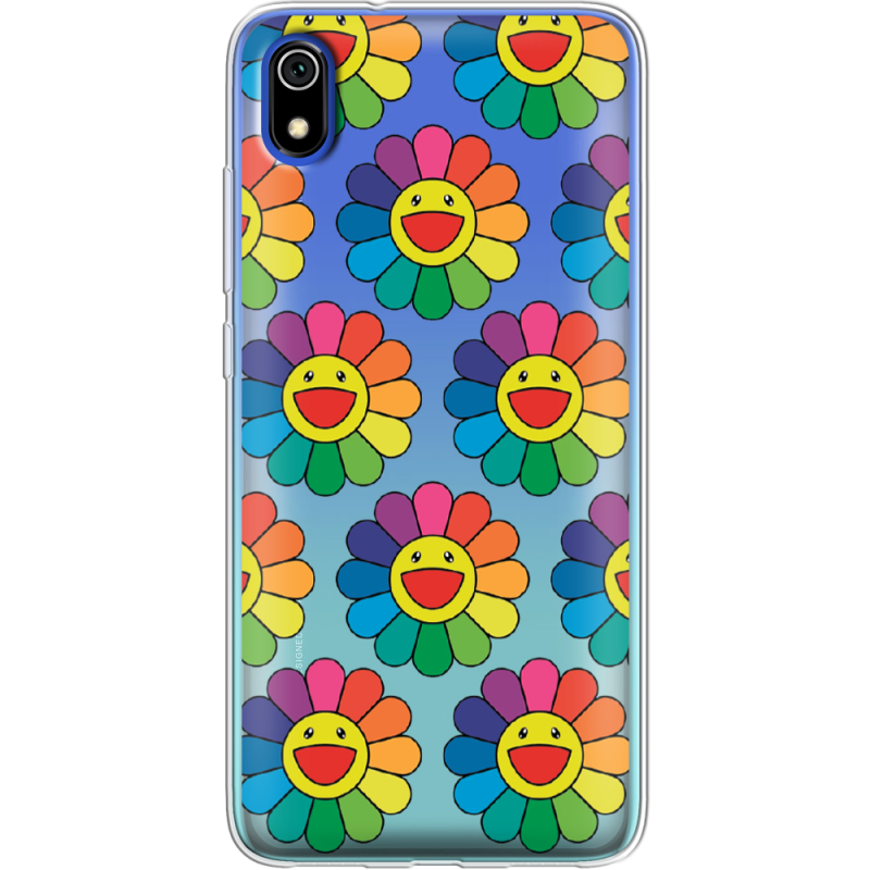 Прозрачный чехол Uprint Xiaomi Redmi 7A Hippie Flowers