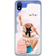 Прозрачный чехол Uprint Xiaomi Redmi 7A Travel Girl