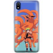 Прозрачный чехол Uprint Xiaomi Redmi 7A Naruto and Kurama