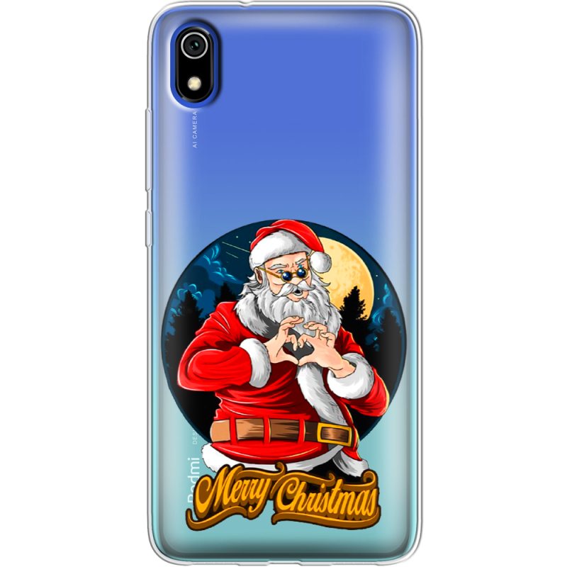 Прозрачный чехол Uprint Xiaomi Redmi 7A Cool Santa