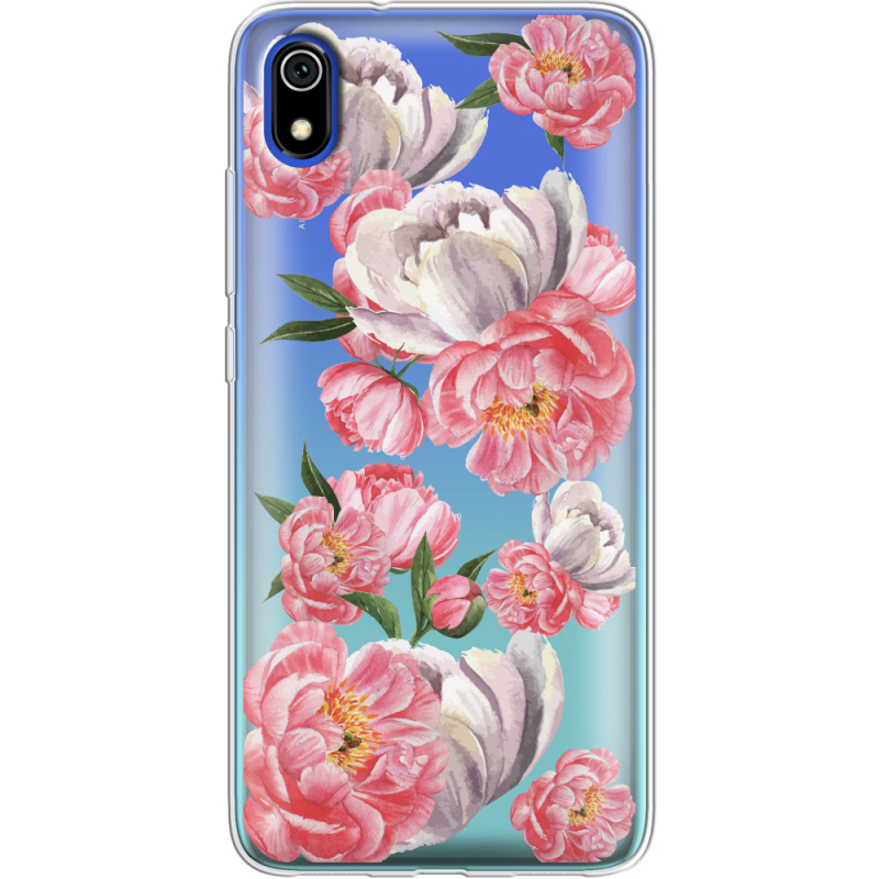 Прозрачный чехол Uprint Xiaomi Redmi 7A Peony Watercolor Style