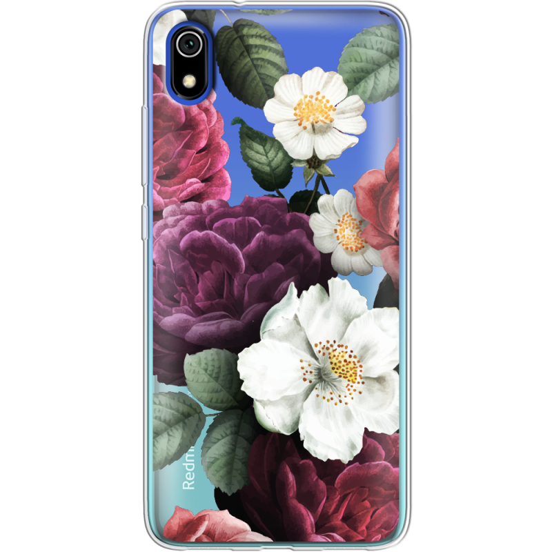 Прозрачный чехол Uprint Xiaomi Redmi 7A Floral Dark Dreams