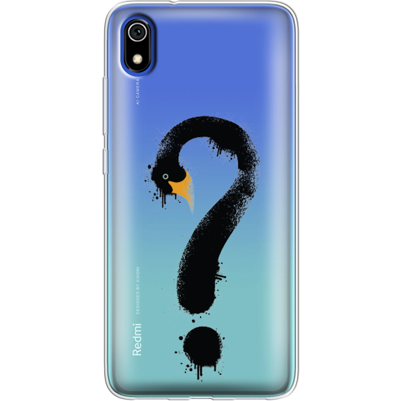 Прозрачный чехол Uprint Xiaomi Redmi 7A Swan question