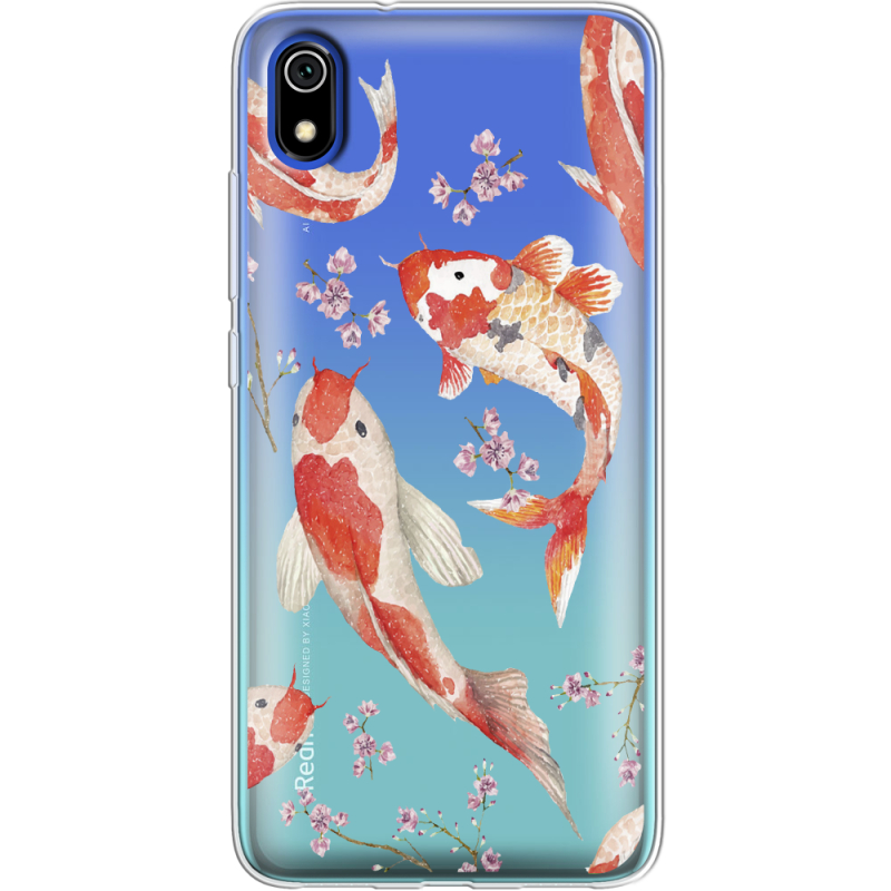 Прозрачный чехол Uprint Xiaomi Redmi 7A Japanese Koi Fish