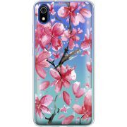 Прозрачный чехол Uprint Xiaomi Redmi 7A Pink Magnolia