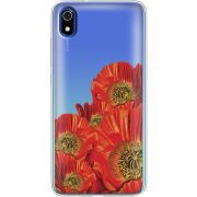 Прозрачный чехол Uprint Xiaomi Redmi 7A Red Poppies