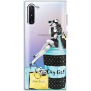 Прозрачный чехол Uprint Samsung N970 Galaxy Note 10 City Girl