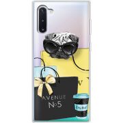 Прозрачный чехол Uprint Samsung N970 Galaxy Note 10 Fashion Pug