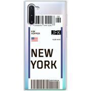 Прозрачный чехол Uprint Samsung N970 Galaxy Note 10 Ticket New York