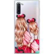 Прозрачный чехол Uprint Samsung N970 Galaxy Note 10 Mouse Girls