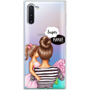 Прозрачный чехол Uprint Samsung N970 Galaxy Note 10 Super Mama and Daughter