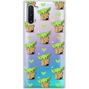 Прозрачный чехол Uprint Samsung N970 Galaxy Note 10 Pattern Baby Yoda