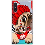 Прозрачный чехол Uprint Samsung N970 Galaxy Note 10 Winter Puggy