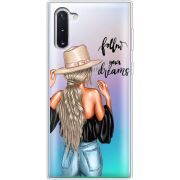 Прозрачный чехол Uprint Samsung N970 Galaxy Note 10 Follow Your Dreams