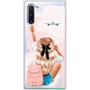 Прозрачный чехол Uprint Samsung N970 Galaxy Note 10 Travel Girl