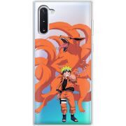 Прозрачный чехол Uprint Samsung N970 Galaxy Note 10 Naruto and Kurama