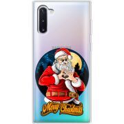 Прозрачный чехол Uprint Samsung N970 Galaxy Note 10 Cool Santa