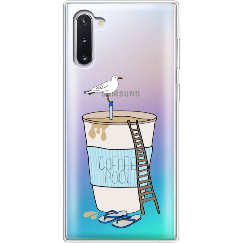 Прозрачный чехол Uprint Samsung N970 Galaxy Note 10 Segull in Cofee Pool
