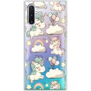 Прозрачный чехол Uprint Samsung N970 Galaxy Note 10 Unicorns