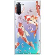 Прозрачный чехол Uprint Samsung N970 Galaxy Note 10 Japanese Koi Fish