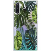 Прозрачный чехол Uprint Samsung N970 Galaxy Note 10 Palm Tree