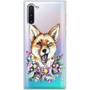 Прозрачный чехол Uprint Samsung N970 Galaxy Note 10 Winking Fox