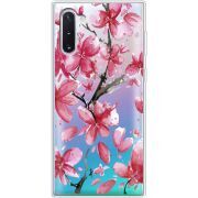 Прозрачный чехол Uprint Samsung N970 Galaxy Note 10 Pink Magnolia