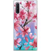 Прозрачный чехол Uprint Samsung N970 Galaxy Note 10 Pink Magnolia