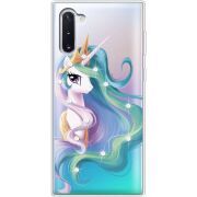 Чехол со стразами Samsung N970 Galaxy Note 10 Unicorn Queen