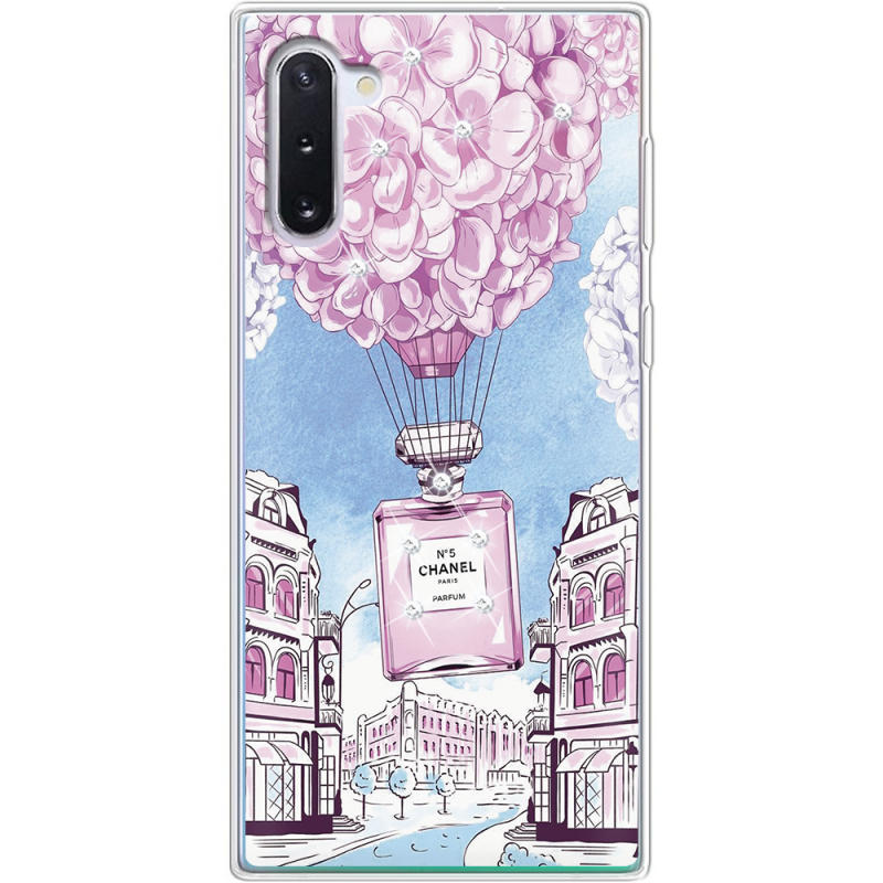 Чехол со стразами Samsung N970 Galaxy Note 10 Perfume bottle