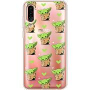 Прозрачный чехол Uprint Meizu 16Xs Pattern Baby Yoda