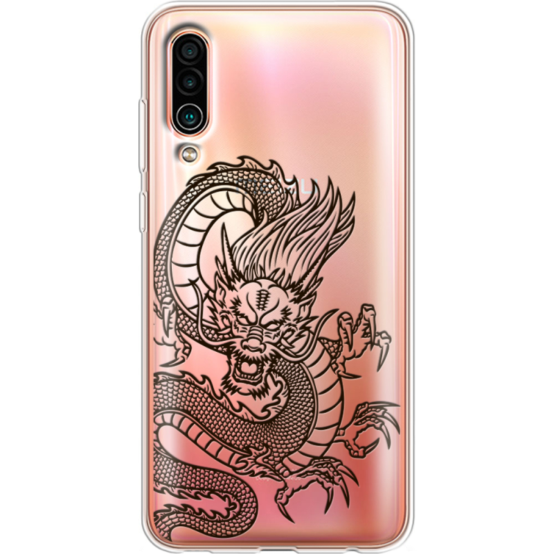 Прозрачный чехол Uprint Meizu 16Xs Chinese Dragon