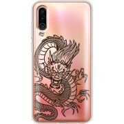 Прозрачный чехол Uprint Meizu 16Xs Chinese Dragon