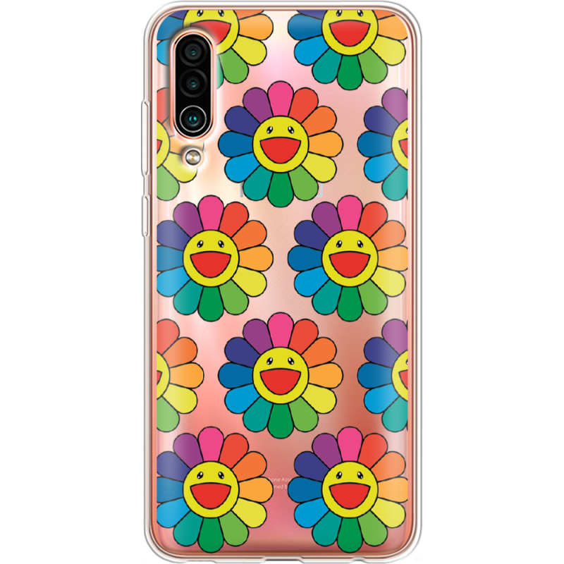 Прозрачный чехол Uprint Meizu 16Xs Hippie Flowers