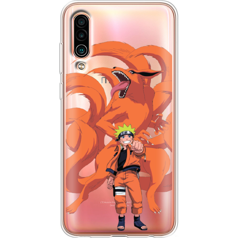 Прозрачный чехол Uprint Meizu 16Xs Naruto and Kurama