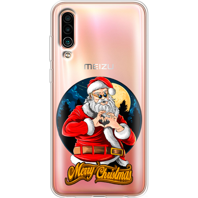 Прозрачный чехол Uprint Meizu 16Xs Cool Santa