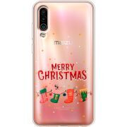 Прозрачный чехол Uprint Meizu 16Xs Merry Christmas