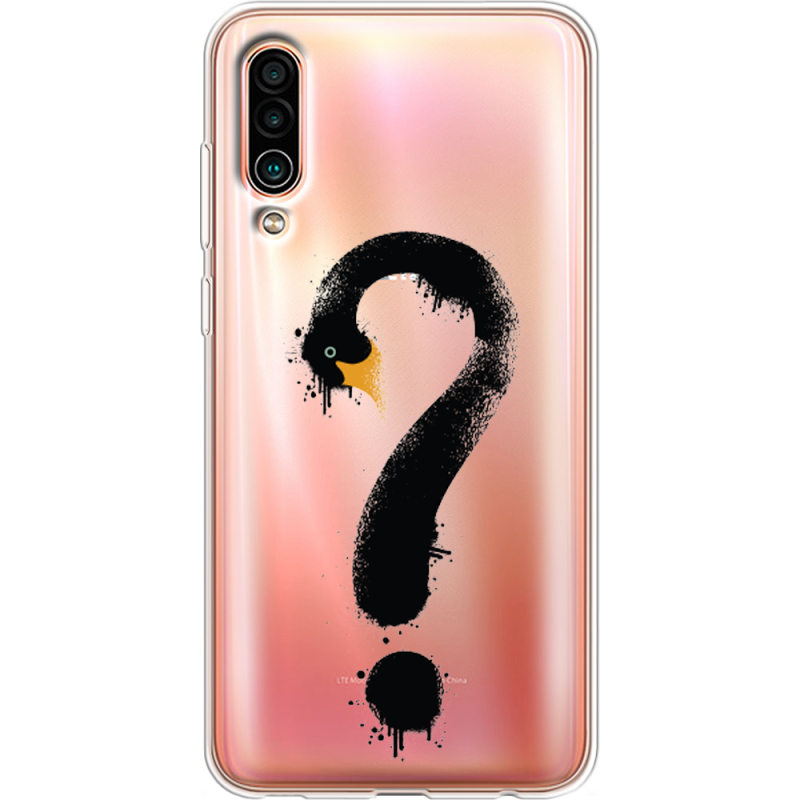 Прозрачный чехол Uprint Meizu 16Xs Swan question