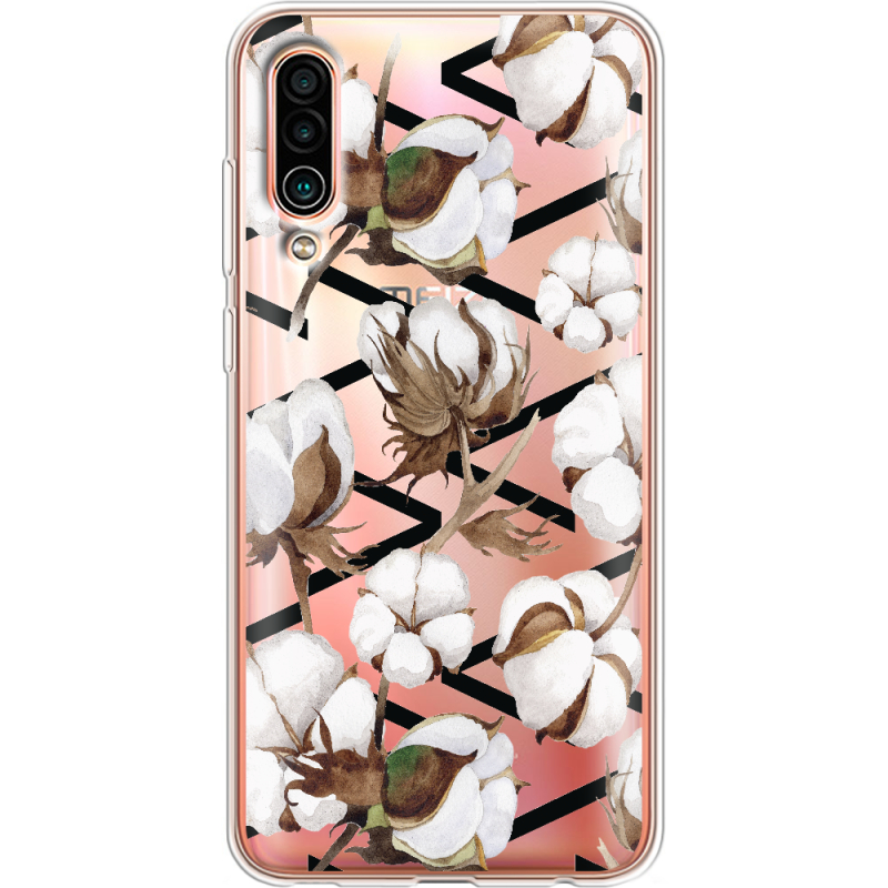 Прозрачный чехол Uprint Meizu 16Xs Cotton flowers