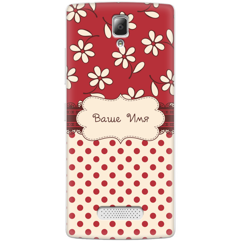 Чехол Uprint Lenovo A2010 Именной Polka Dots