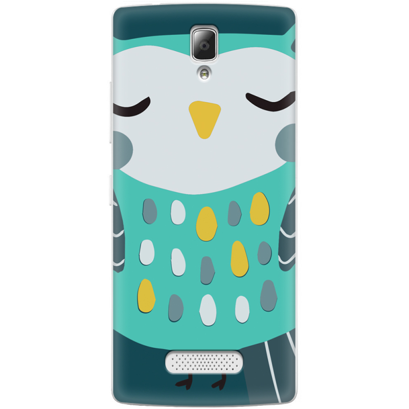 Чехол Uprint Lenovo A2010 Green Owl