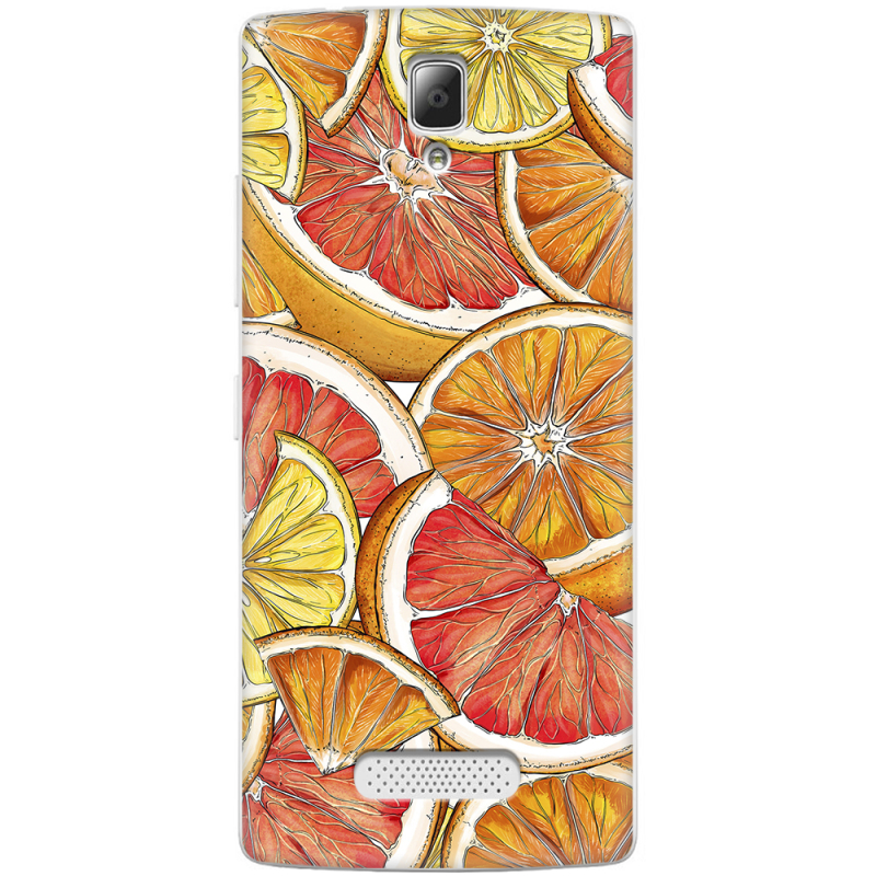 Чехол Uprint Lenovo A2010 Citrus Pattern