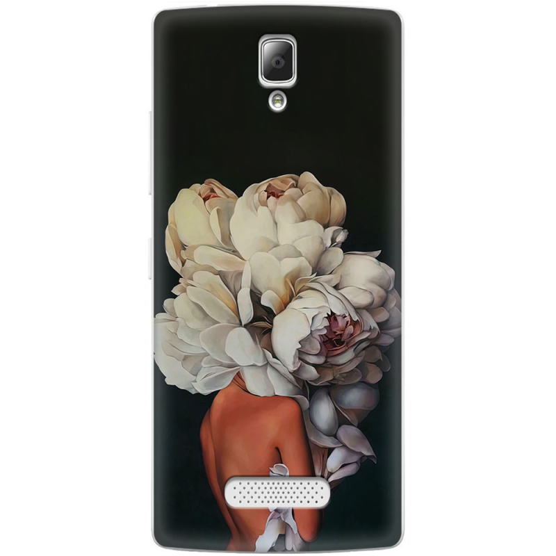 Чехол Uprint Lenovo A2010 Exquisite White Flowers