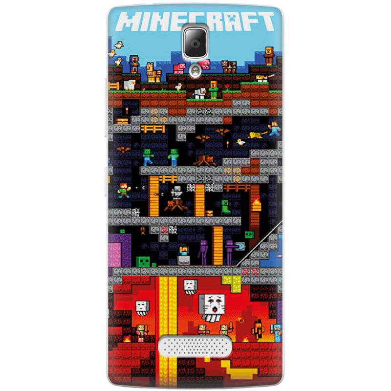 Чехол Uprint Lenovo A2010 Minecraft Lode Runner