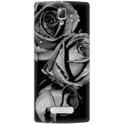 Чехол Uprint Lenovo A2010 Black and White Roses