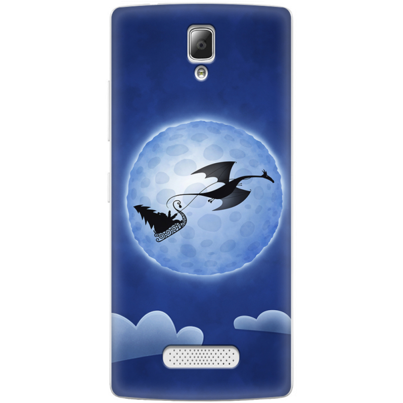 Чехол Uprint Lenovo A2010 Christmas Dragon