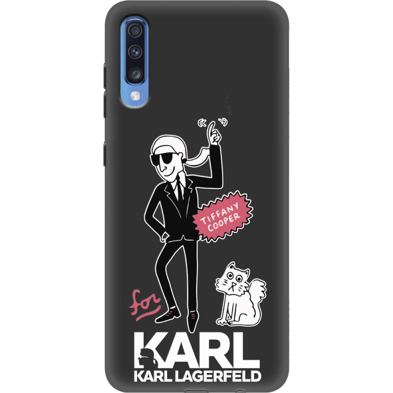 Черный чехол Uprint Samsung A705 Galaxy A70 For Karl