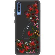 Черный чехол Uprint Samsung A705 Galaxy A70 3D Ukrainian Muse