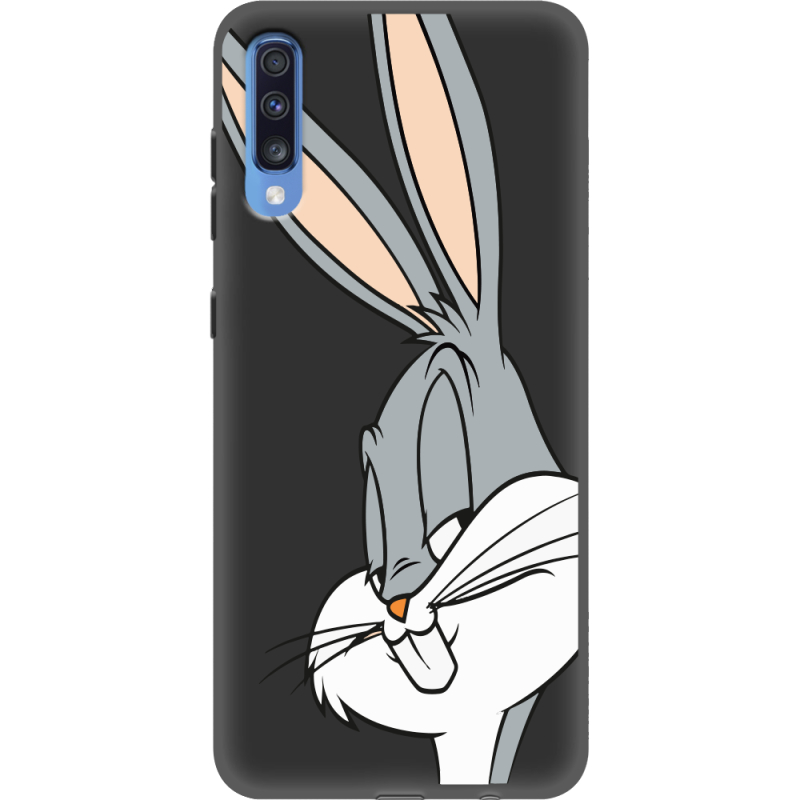 Черный чехол Uprint Samsung A705 Galaxy A70 Lucky Rabbit